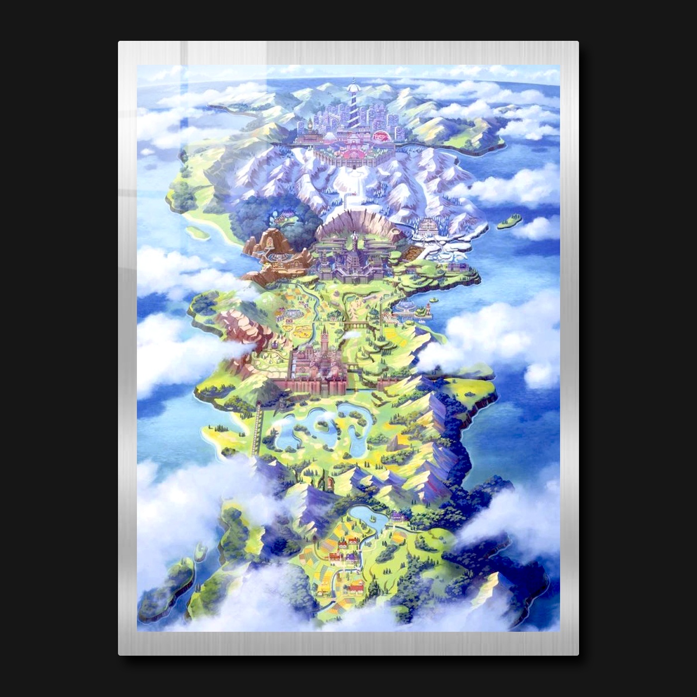 Galar Region Map