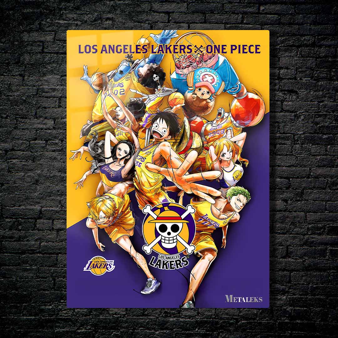 【非売品】LOS ANGELES LAKERS × ONE PIECE ポスター Lakers Giving Out Shirts & Posters For One Piece Night