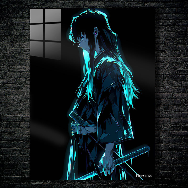 Muichiro Tokito neon art