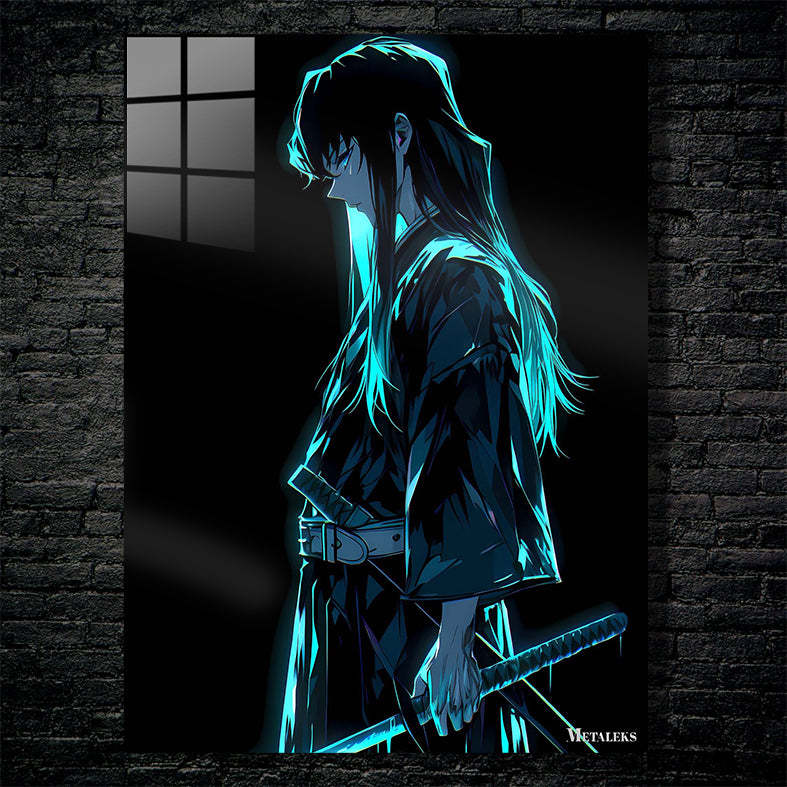 Muichiro Tokito neon art