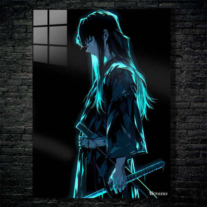 Muichiro Tokito neon art