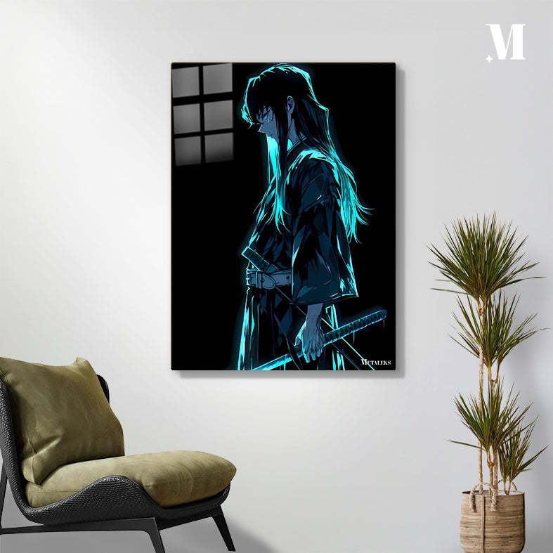 Muichiro Tokito neon art