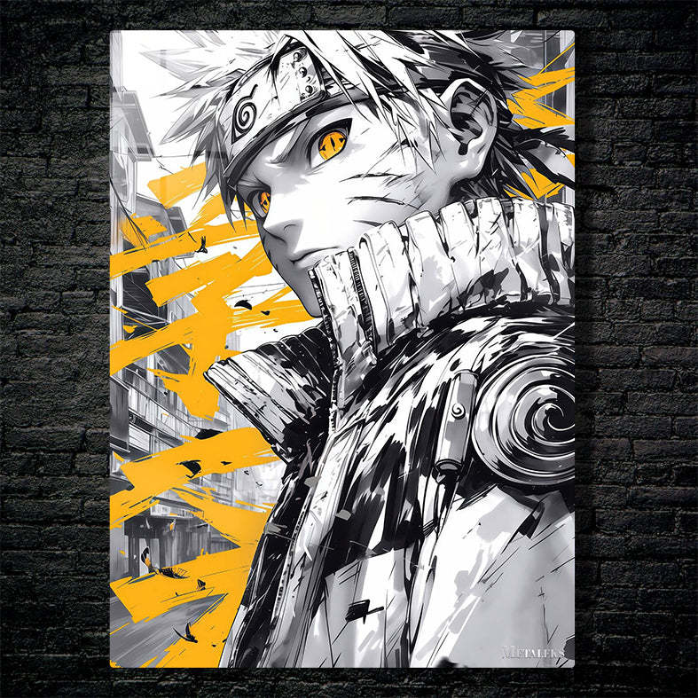 Naruto Poster Black and White – Metaleks
