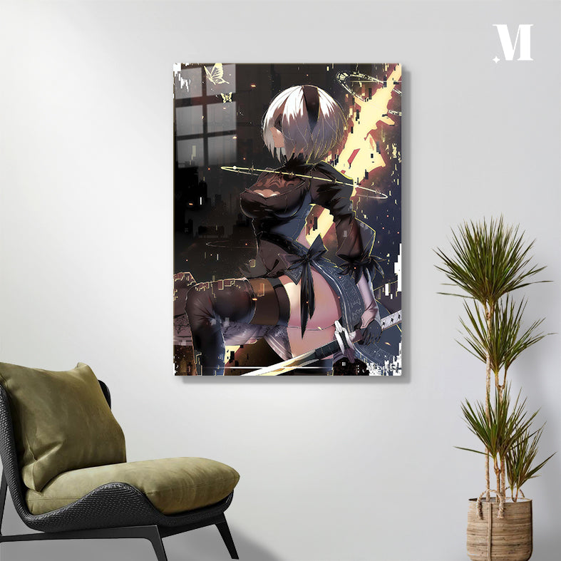 NieR:Automata Ver.1.1a Vol.1 特典 B2布ポスター Blu-ray&DVD | 『NieR:Automata Ver1.1a』（ニーア オートマタ