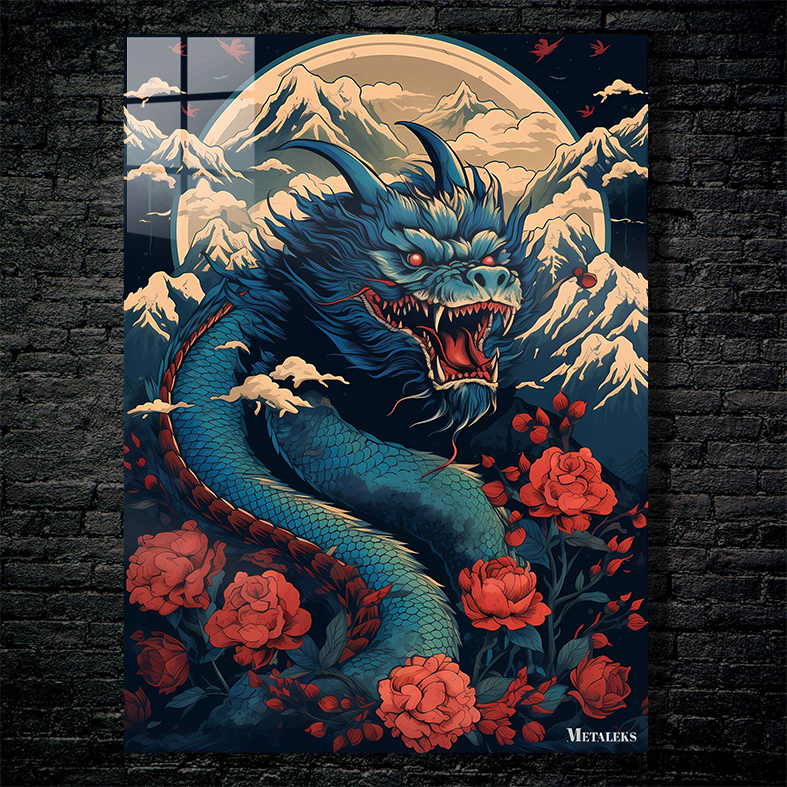 Rose and dragon