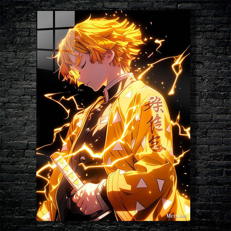 Displate 鬼滅の刃 善逸 Limited Edition Poster