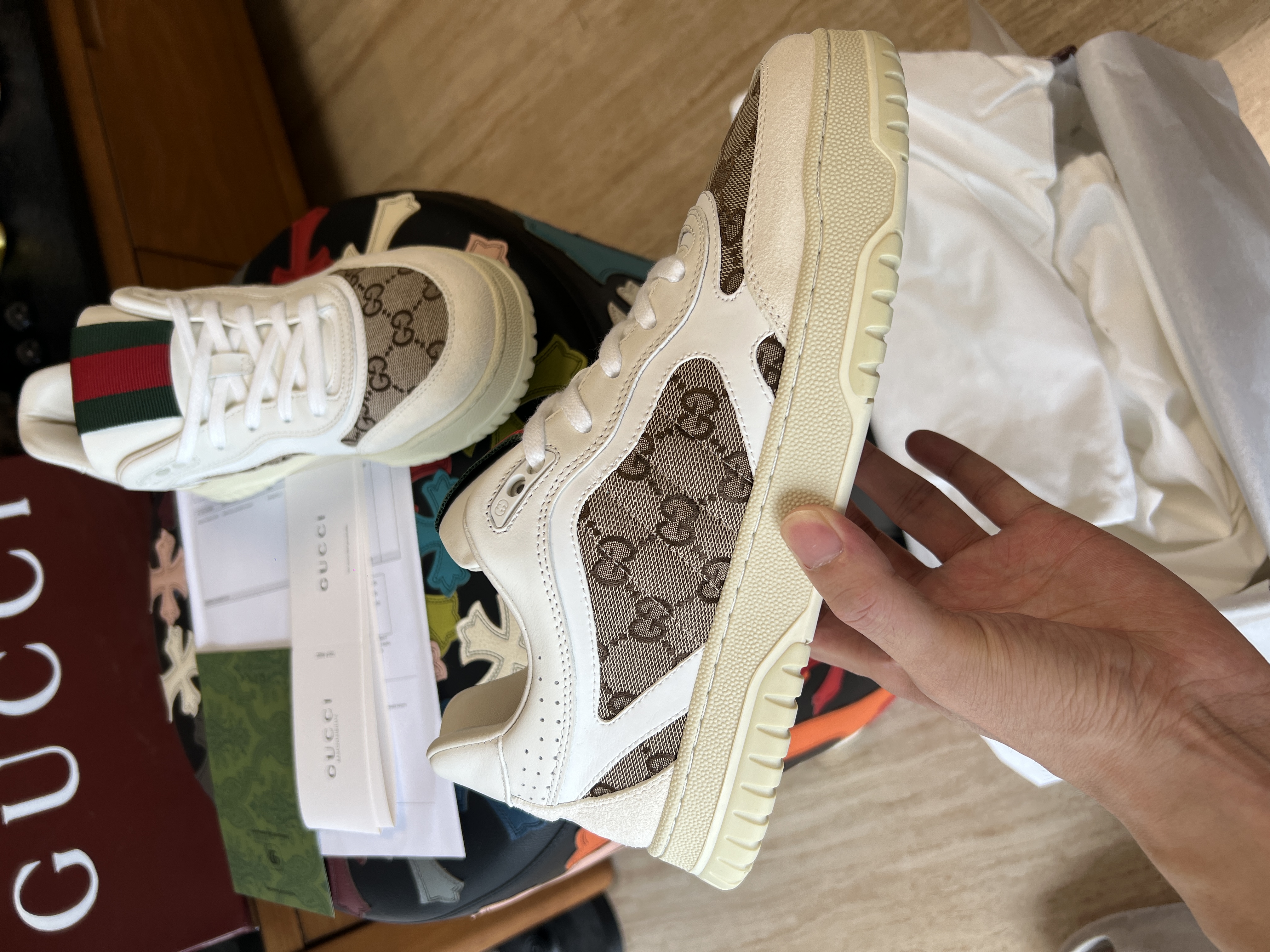 𝐆𝐮𝐜𝐜𝐢 𝐑𝐞-𝐖𝐞𝐛 As a sneaker made by Sabato De Sarno for Gucci