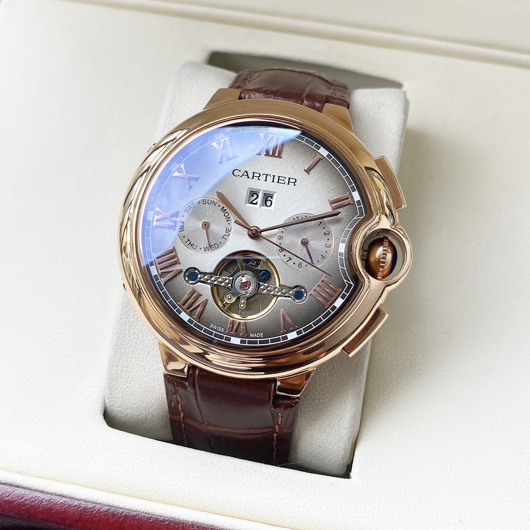 Brand new style, classic hot sale] Cartier-Cartier men's watch, fully automatic mechanical movement