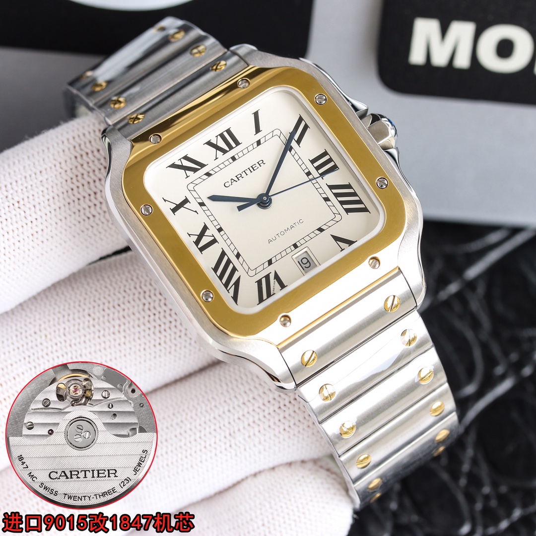 Cartier Sandoz watch, a model of mature charm