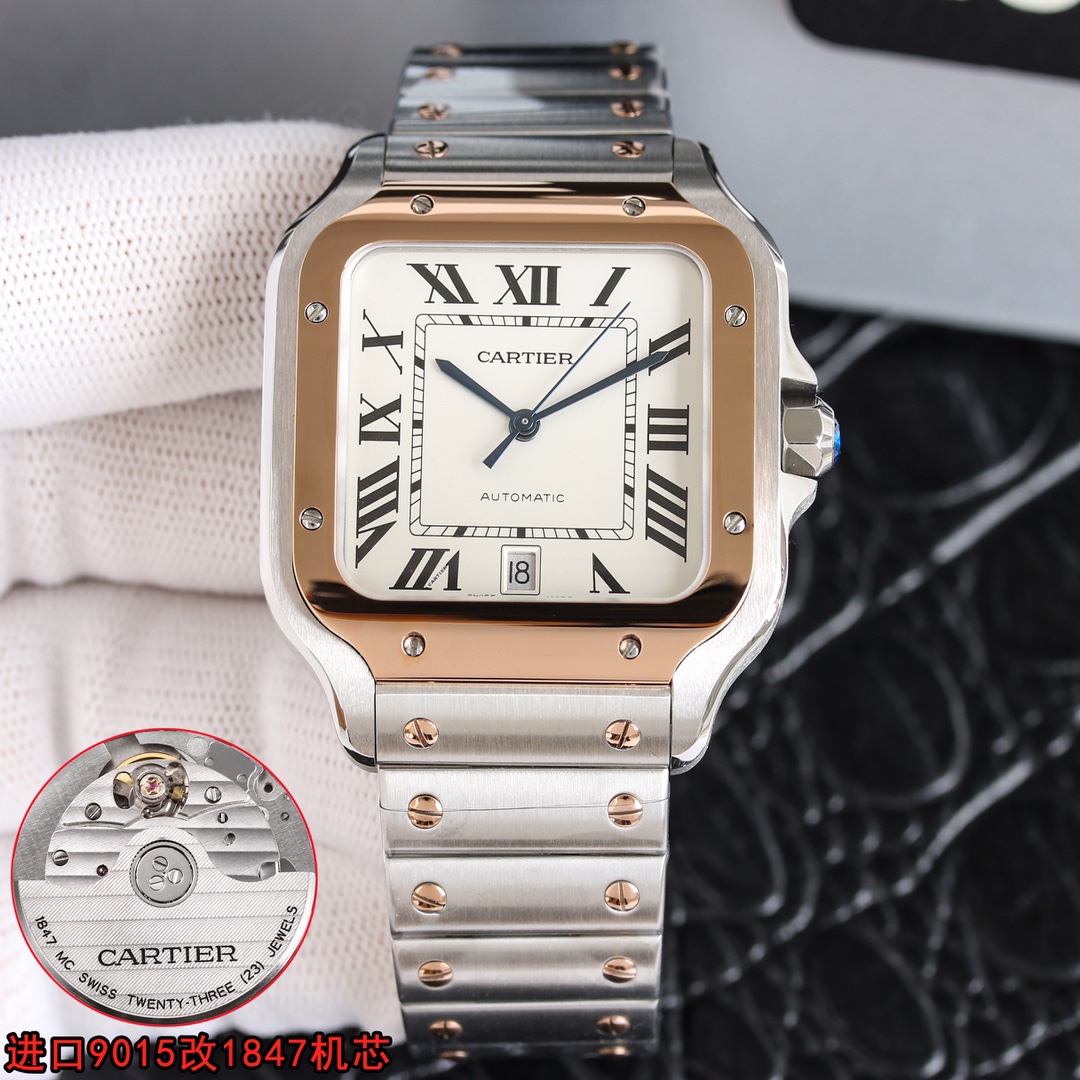 Cartier Sandoz watch, a model of mature charm