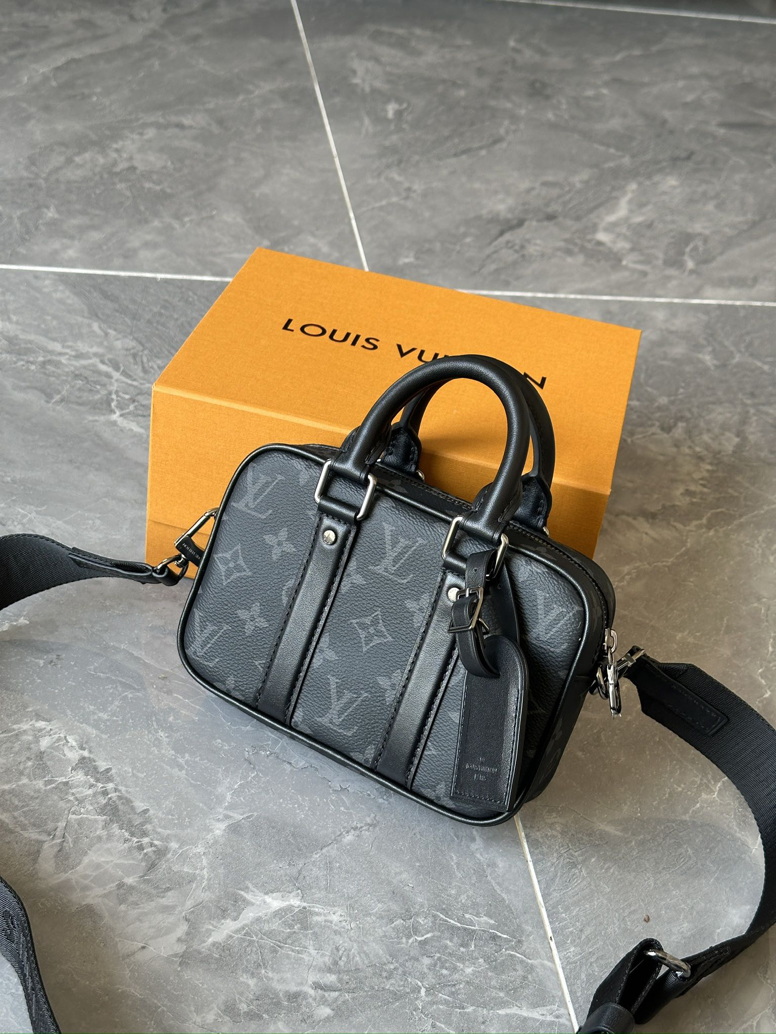 Mini men's briefcase series NANO PORTE DOCUMENTS VOYAGE handbag