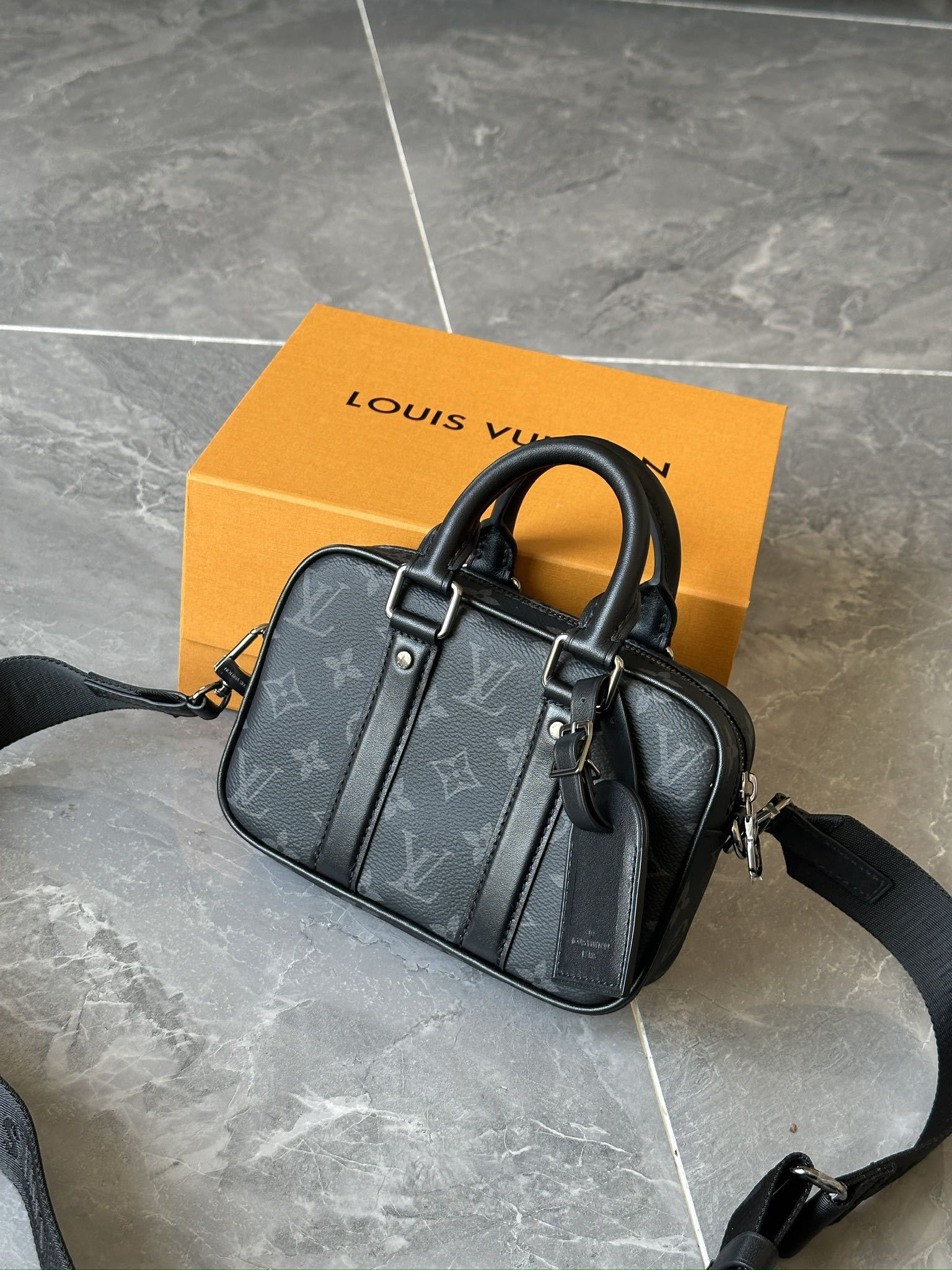 Mini men's briefcase series NANO PORTE DOCUMENTS VOYAGE handbag