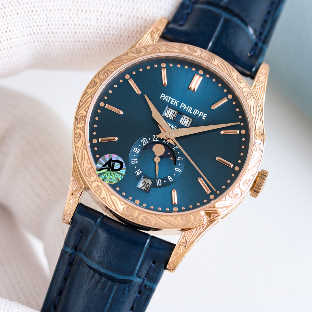 TW launches a new version of the carved shell Patek Philippe complex function Chronograph 5205G watch!