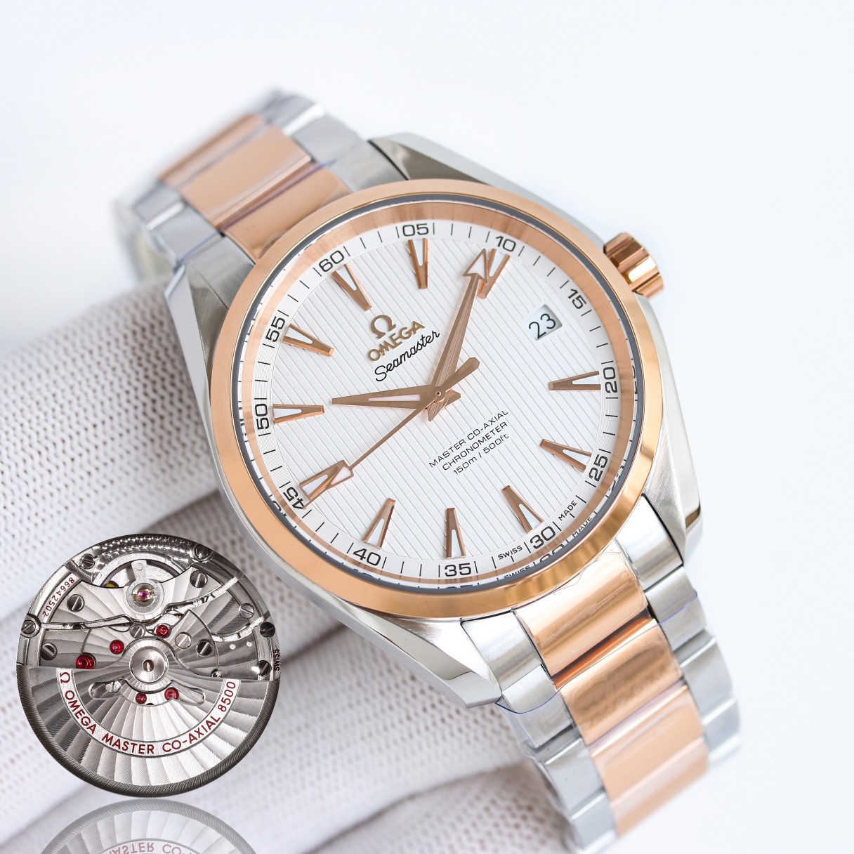 Omega inlaid head seahorse 150 meters