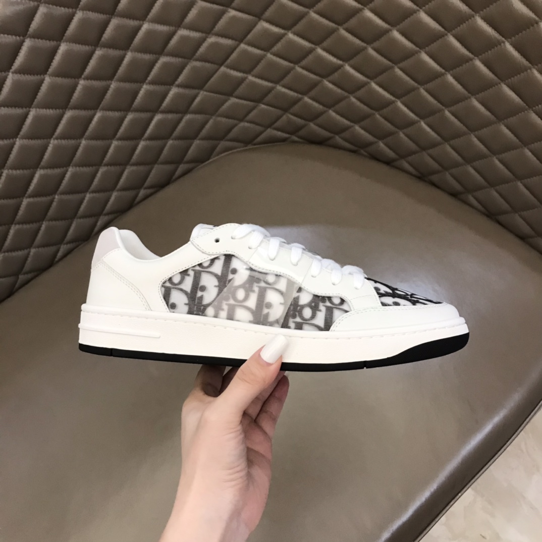 ◾️▫️Di～r 🆕Low top B27 casual sneakers, carefully made of breathable mesh splicing head layer cowhide