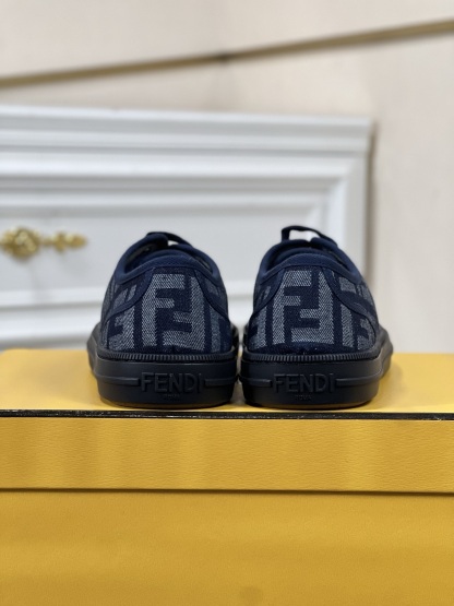 New product•• Fend* Domino👫Couple model Low-top canvas casual sneakers