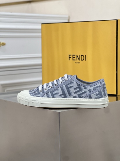 ••New Products•• Fend* Domino👫Couple Model Low-top Canvas Casual Sports Shoes