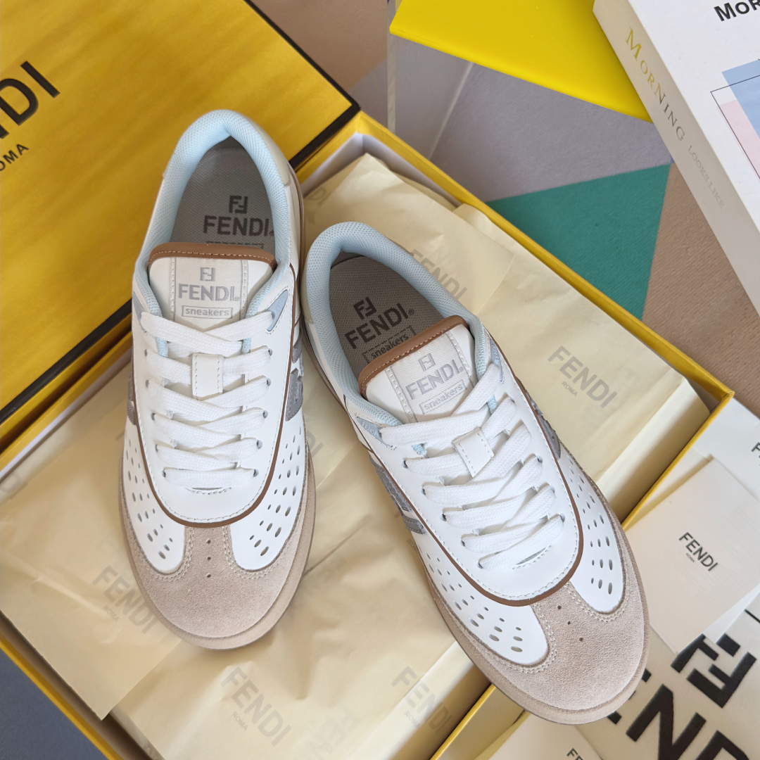 Fendi Match Series Couple Model Film Casual Sports Shoes Board Shoes