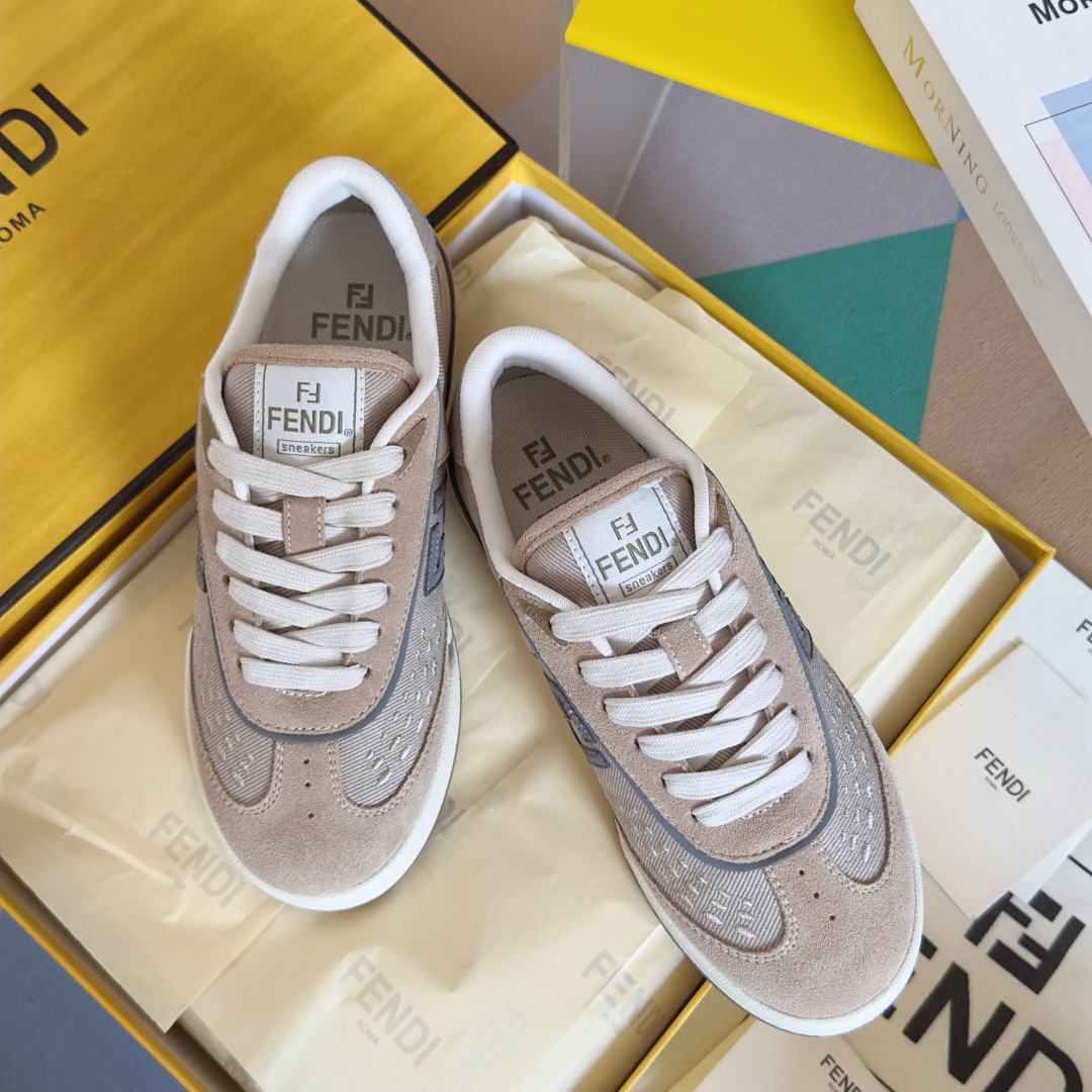 Fendi Match Series Couple Model Film Casual Sports Shoes Board Shoes