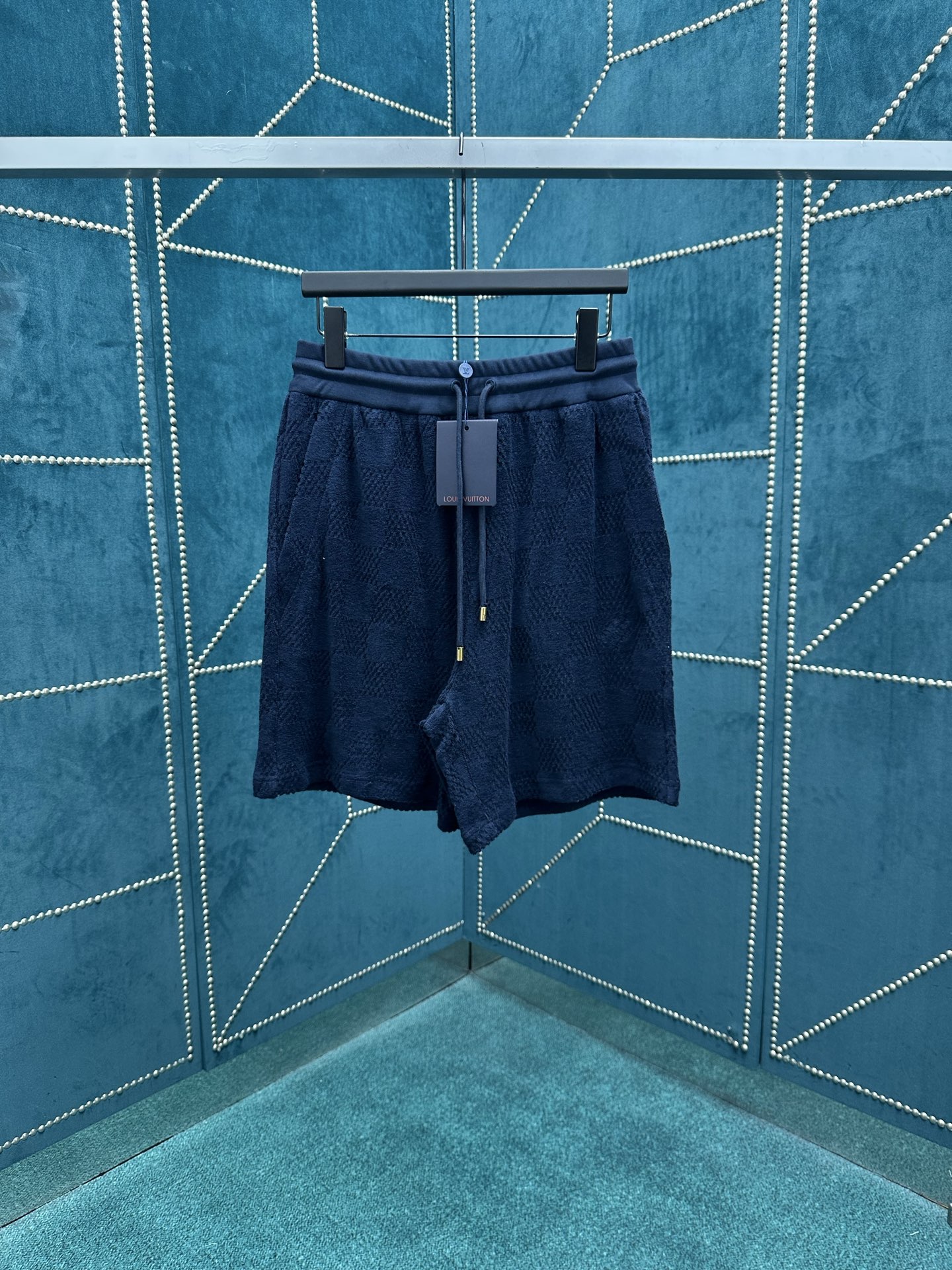 25ss new cotton blend drawstring shorts made of soft terry cloth