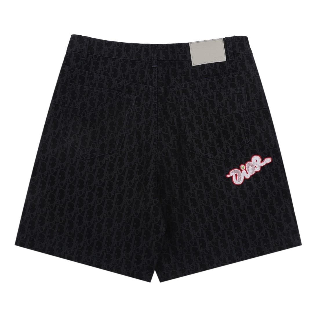 DIOR/Dio Snake Year Limited Denim Shorts