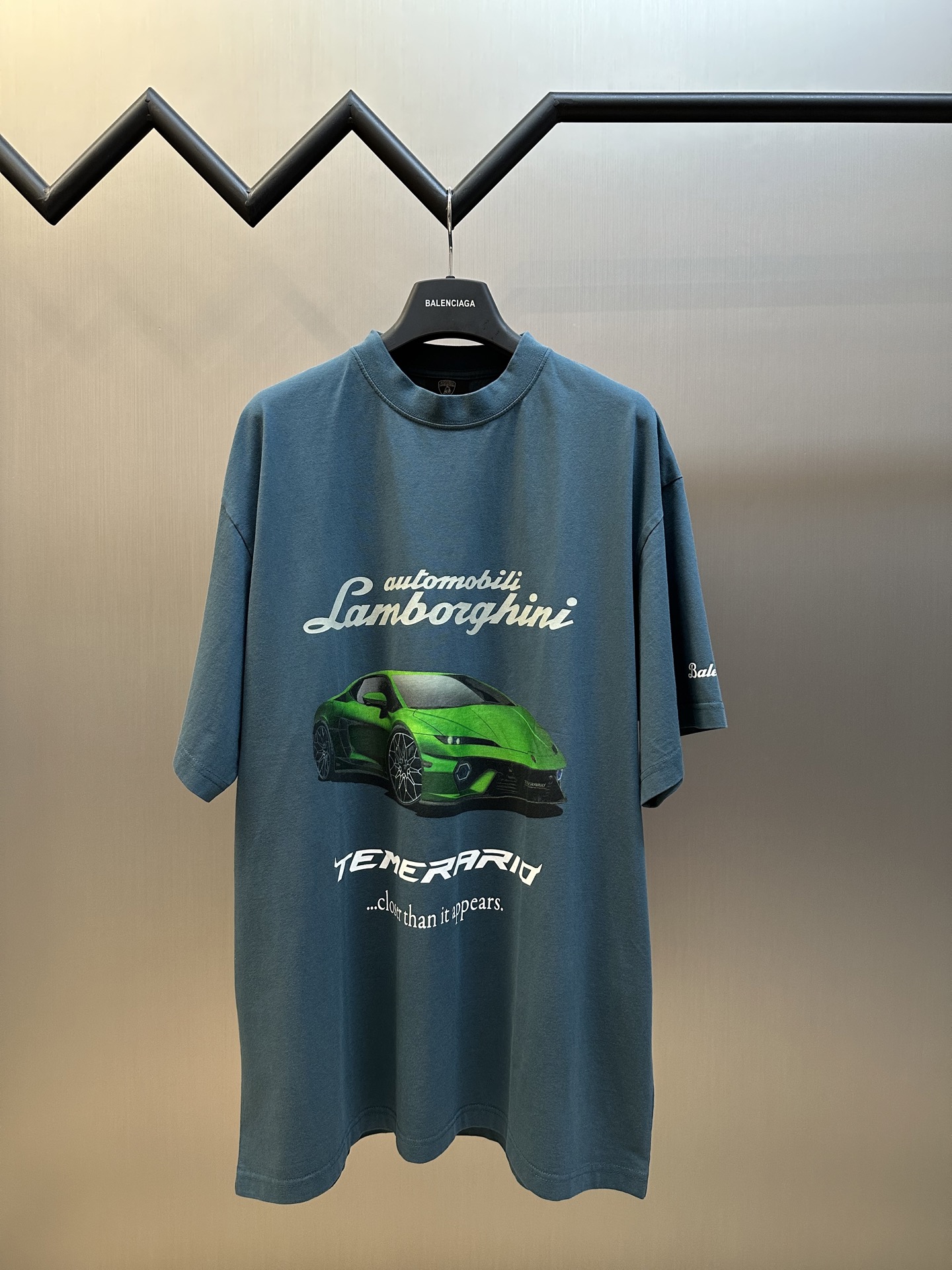 Balenciaga x Lamborghini Printed Short Sleeve
