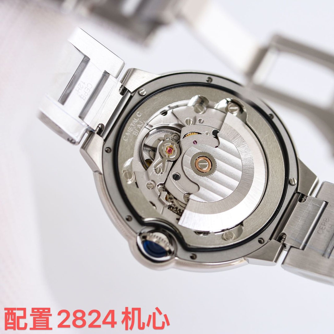 Diya CARTIER 🎮AF5 Blue Balloon 40 size upgraded version configuration 2824 Rui machine