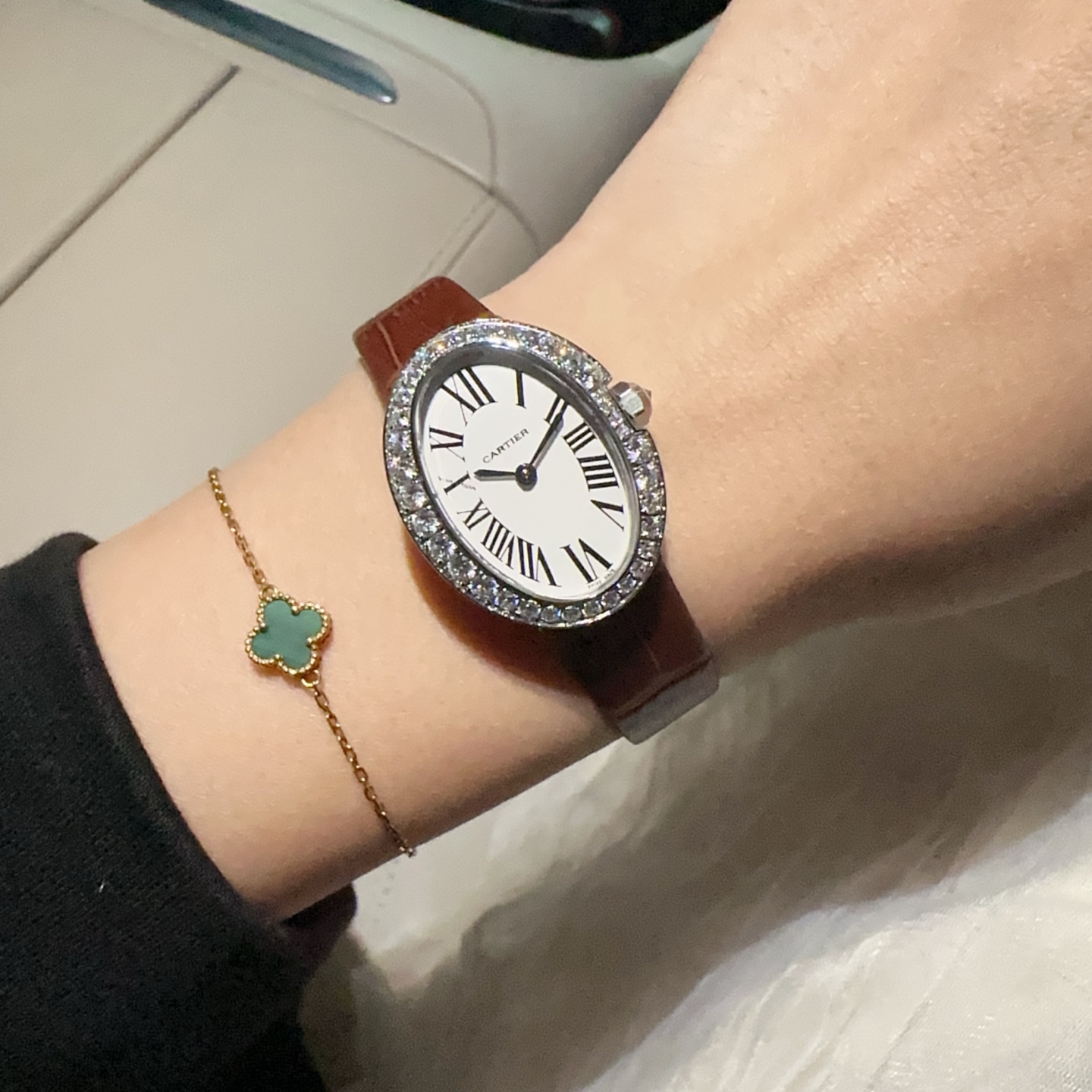 Cartier classic bathtub series Baignoire small size 31.4*23.1 mm