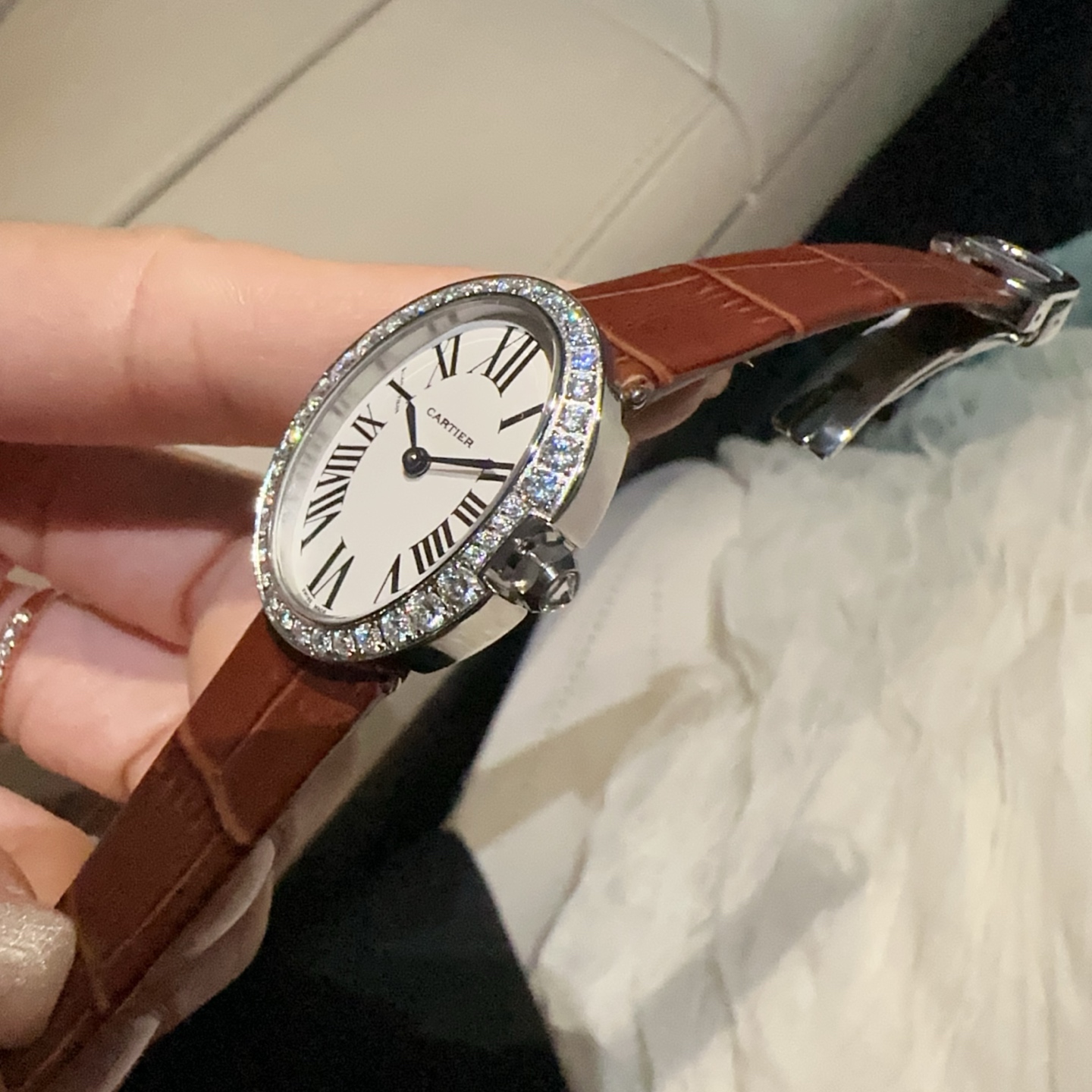 Cartier classic bathtub series Baignoire small size 31.4*23.1 mm