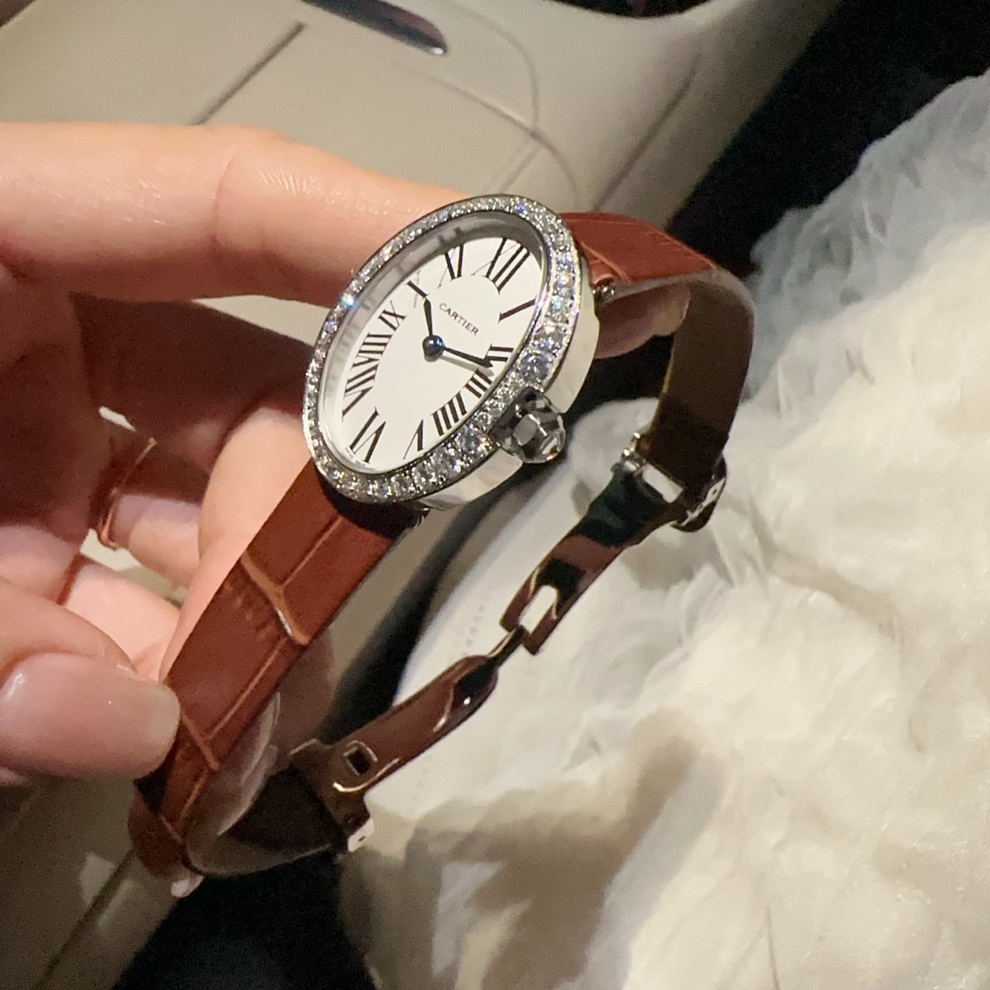 Cartier classic bathtub series Baignoire small size 31.4*23.1 mm