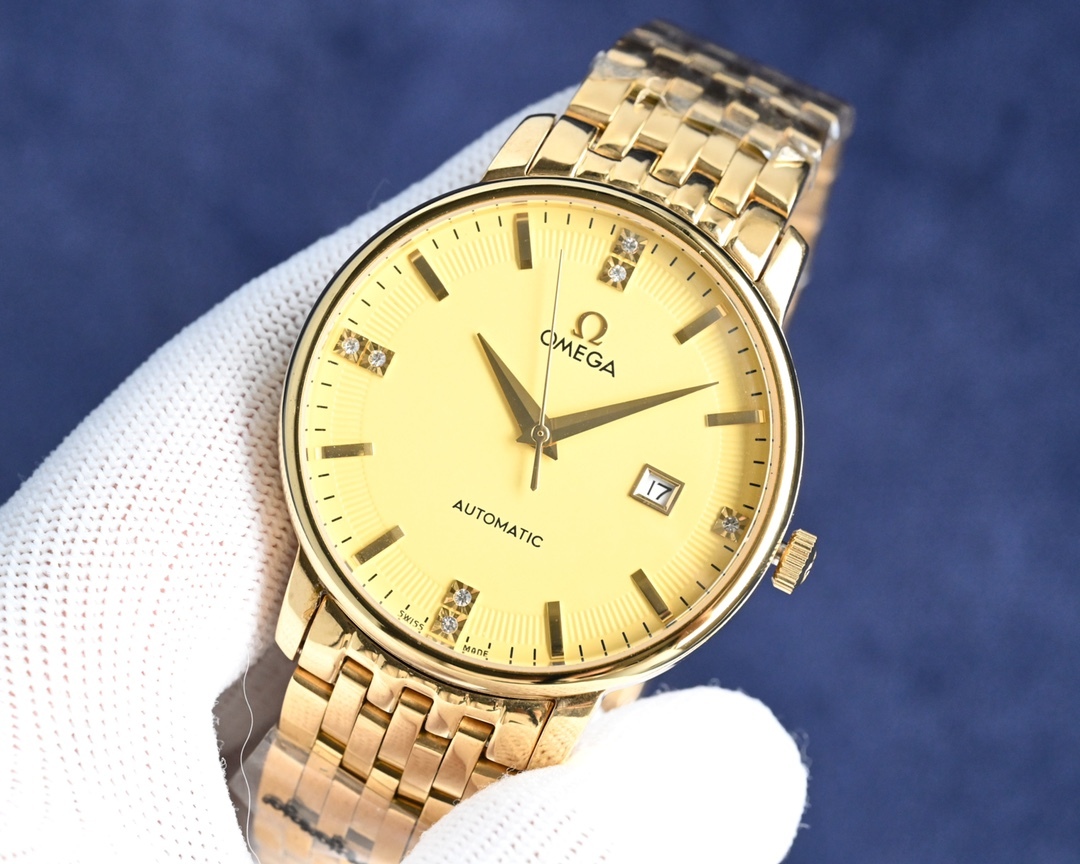 Omega (new product of three needles, business and casual) Omega luxury and atmospheric type: exquisite men's watch (new product)