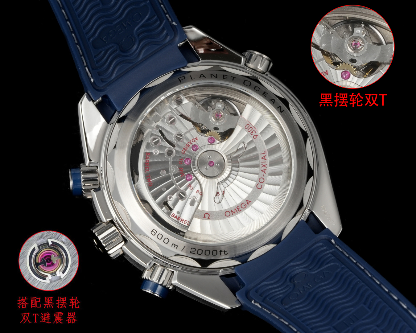 The 600m Men's Timer (45.5mm) Watch, the real original model is one-to-one