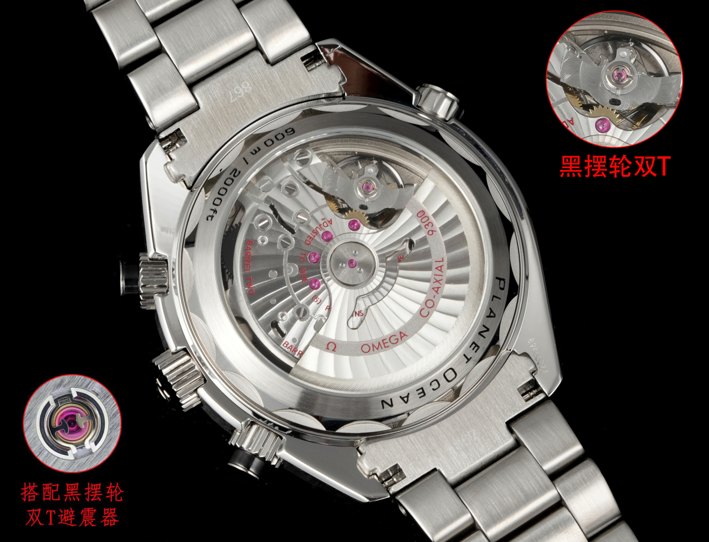 The 600m Men's Timer (45.5mm) Watch, the real original model is one-to-on