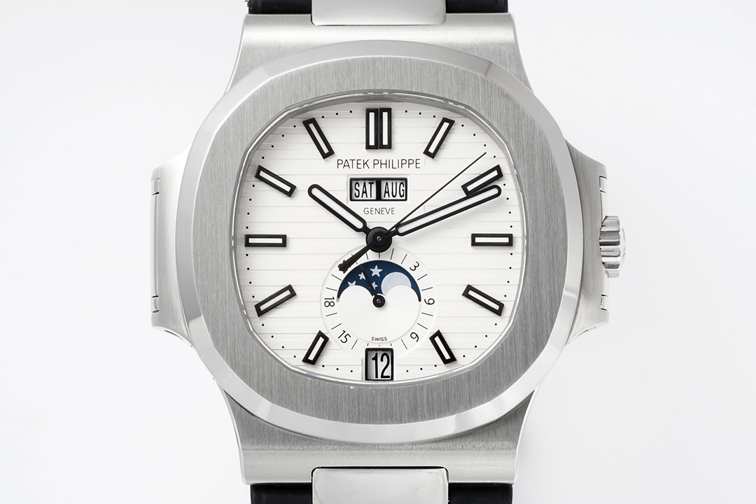 PFactory's gorgeous transformation---the new "Steel King" Patek Philippe Ref.5726/1A Nautilus series calendar tape watch debuts!