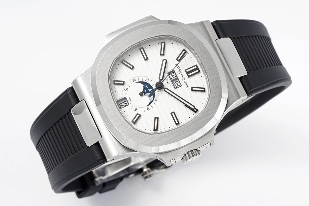 PFactory's gorgeous transformation---the new "Steel King" Patek Philippe Ref.5726/1A Nautilus series calendar tape watch debuts!