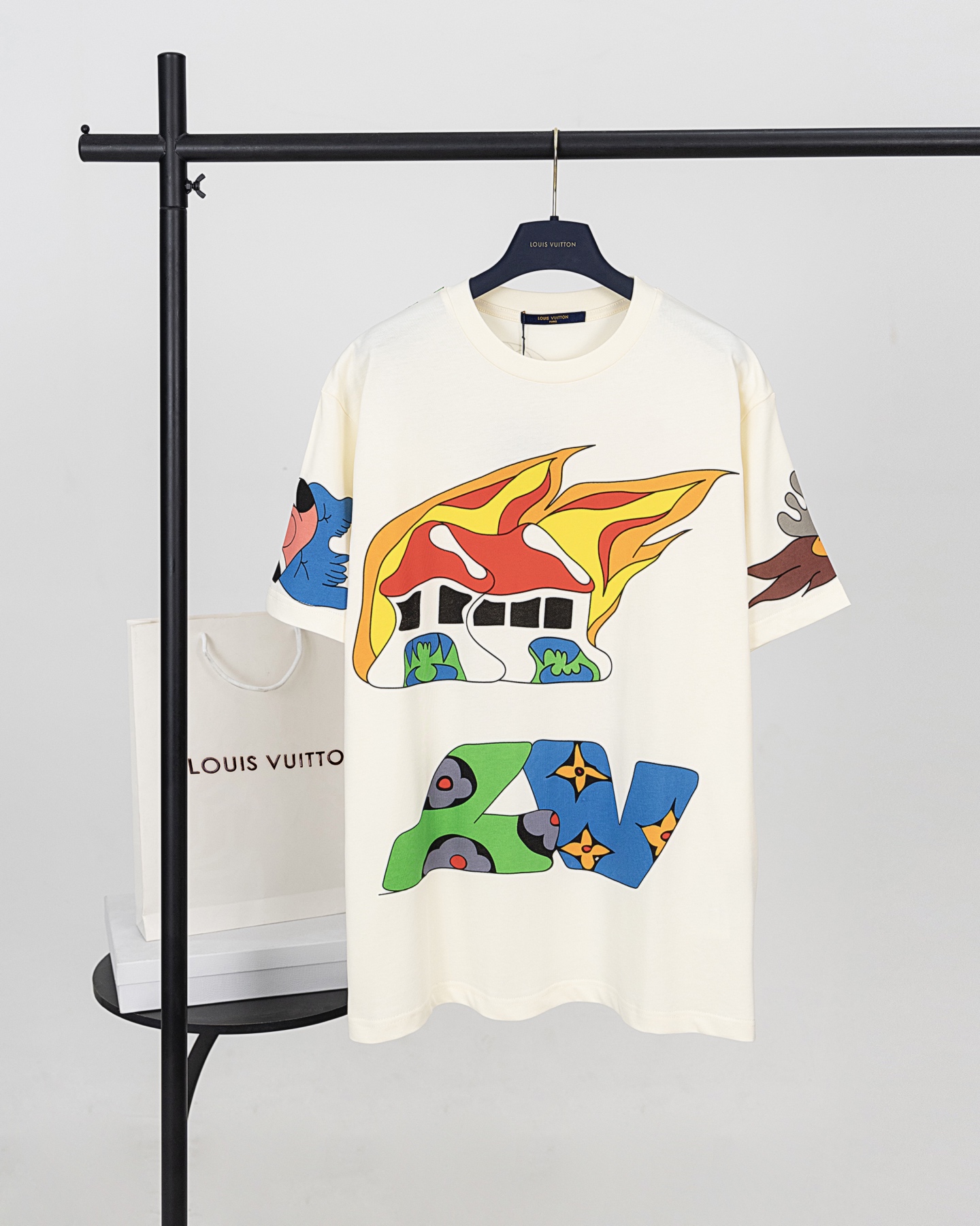 LV Locomotive Flame Short Sleeve T-shirt
