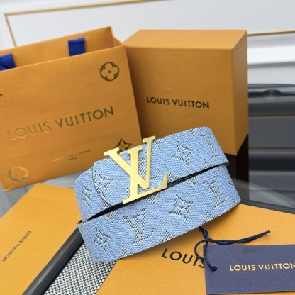 LV Dimension Monogram Héritage Double-sided belt