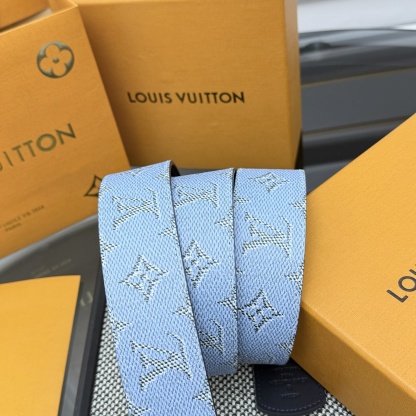 LV Dimension Monogram Héritage Double-sided belt