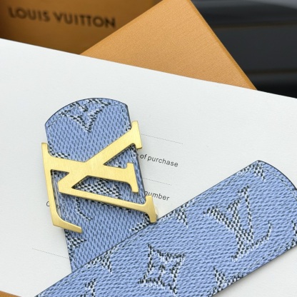 LV Dimension Monogram Héritage Double-sided belt