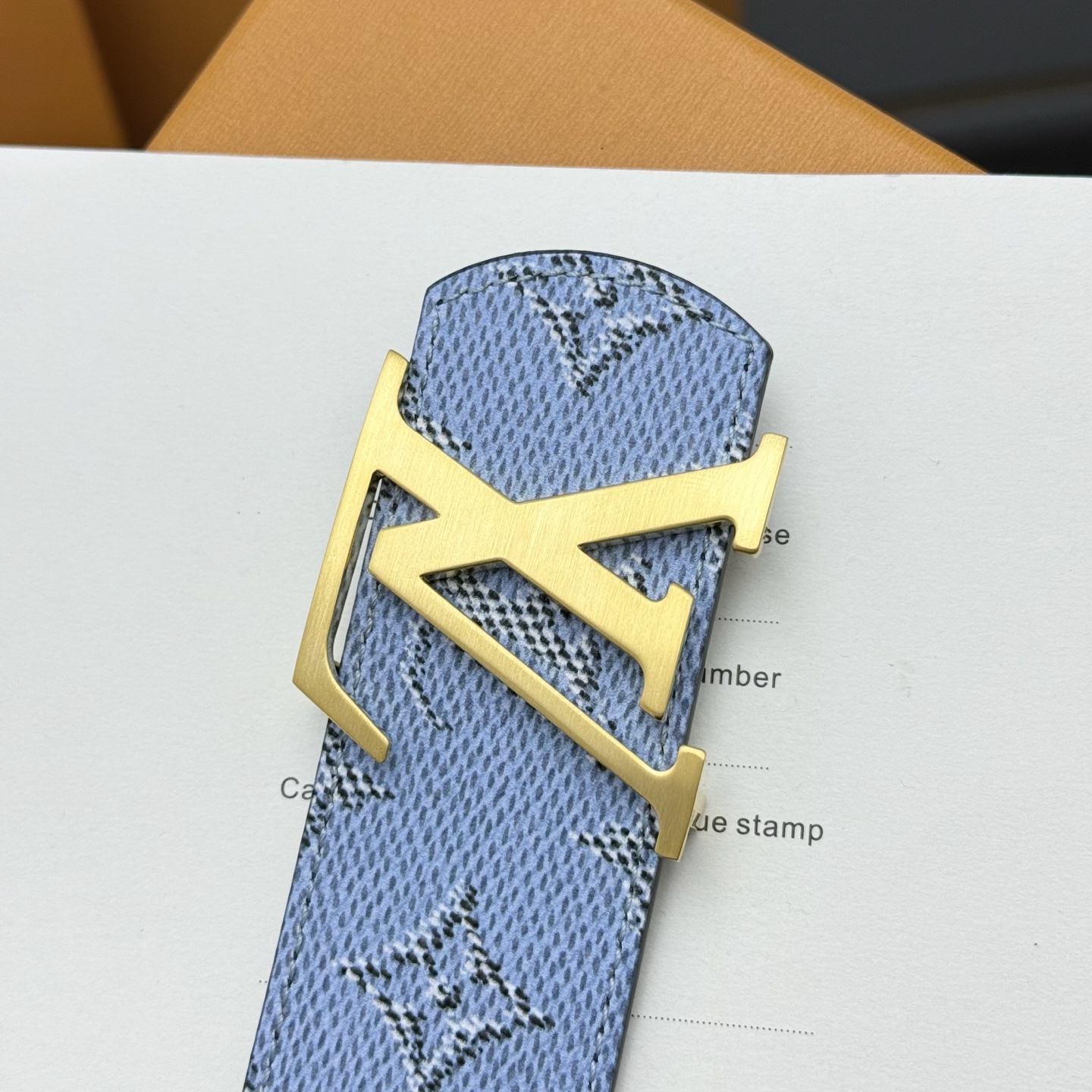 LV Dimension Monogram Héritage Double-sided belt