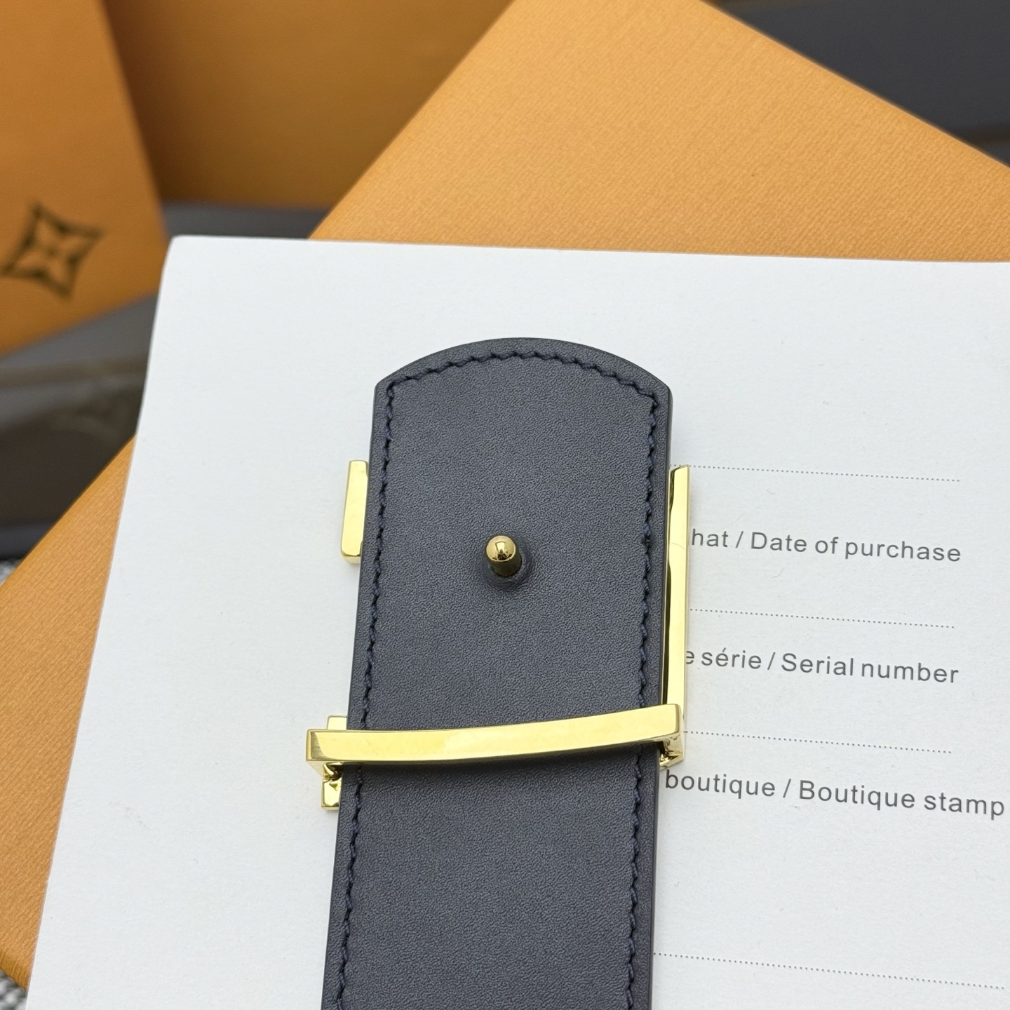 LV Dimension Monogram Héritage Double-sided belt