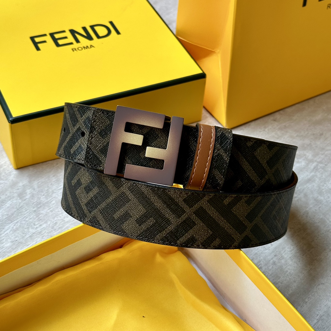 FENDIDouble ring front and back belt