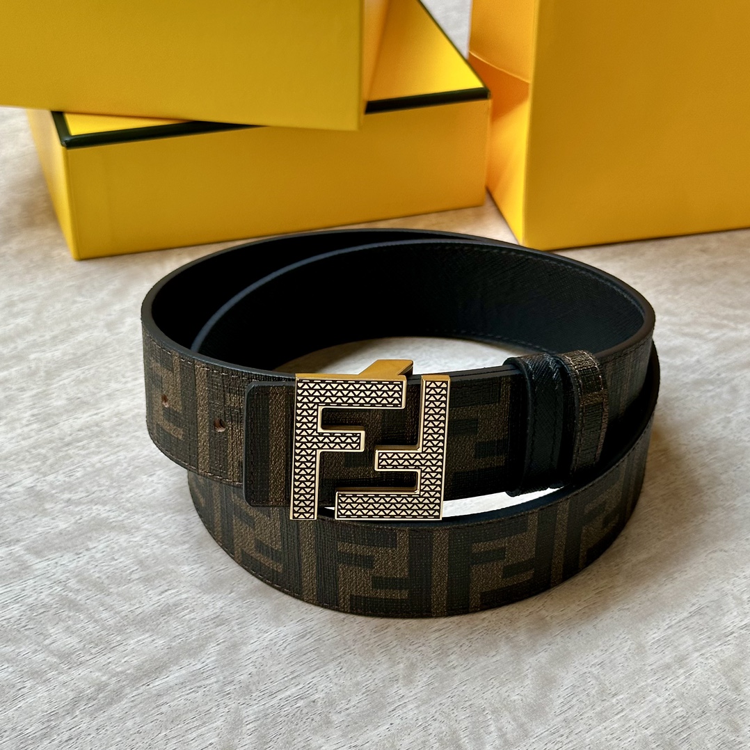 FENDIDouble ring front and back belt