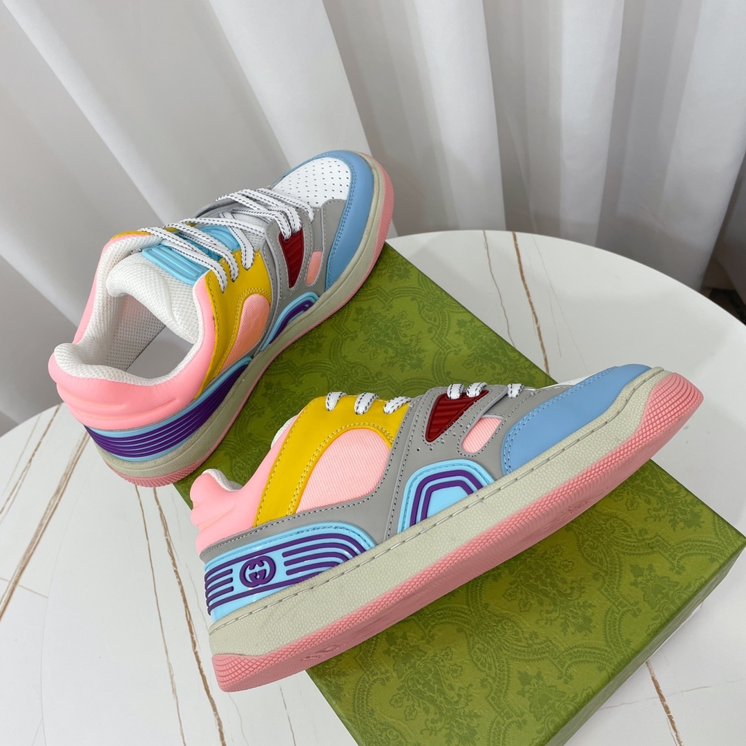 Gucci Basket~~The latest Basket couple's low top sneakers