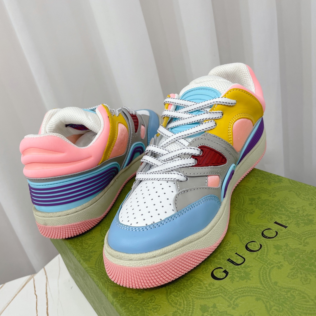 Gucci Basket~~The latest Basket couple's low top sneakers