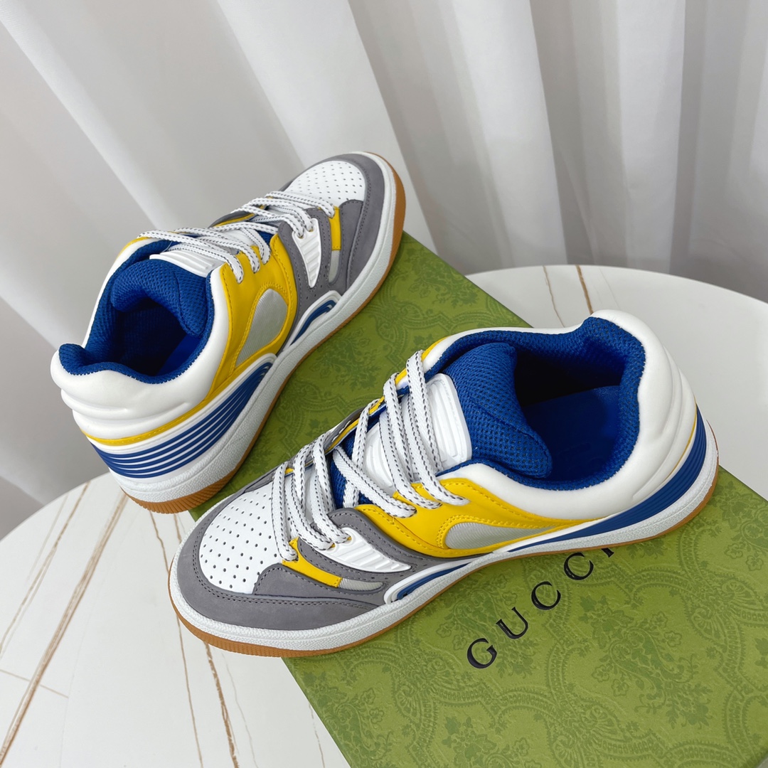 Gucci Basket~~The latest Basket couple's low top sneakers