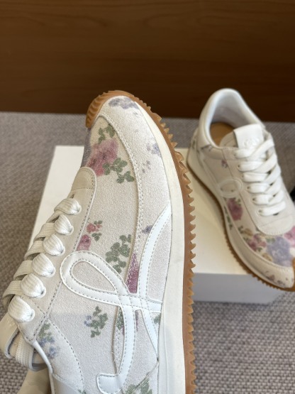 New colors ➕ super popular women's LOEWE Luo Yiwei's latest color-enhancing color-blocking German training shoes Forrest Gump shoes Small white shoes