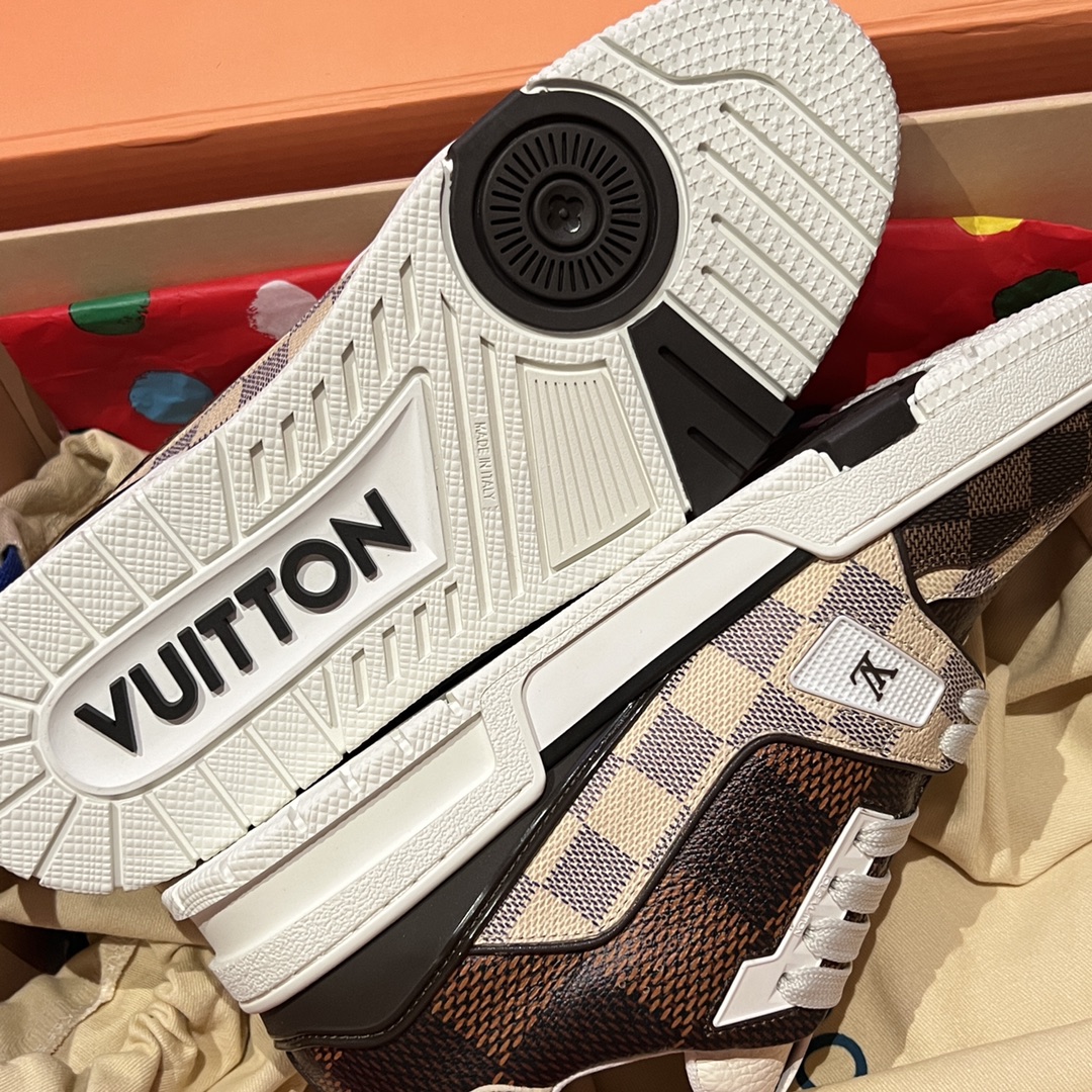 Hall level‼ ️Trainer checkerboard couple sports shoes