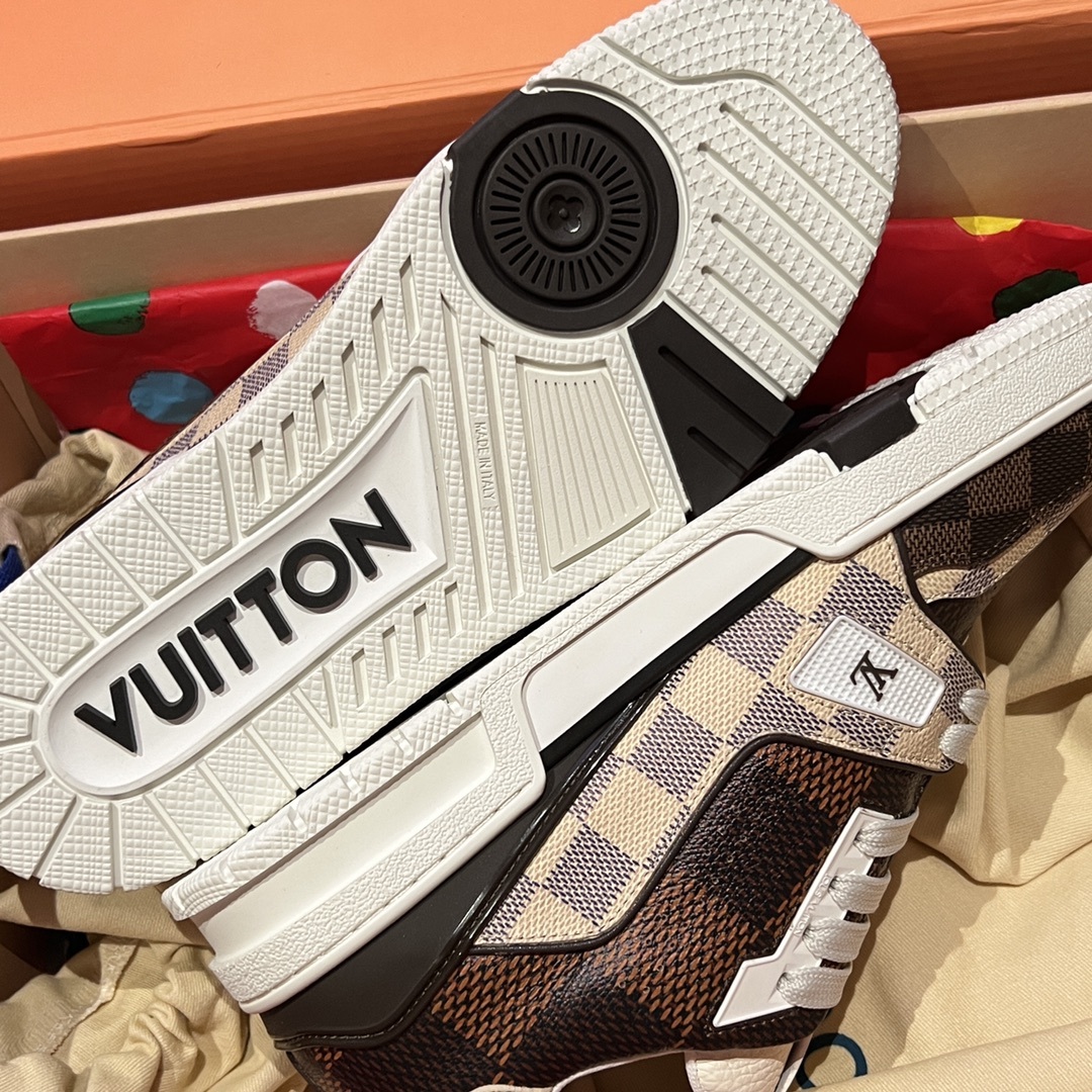 Hall level‼ ️Trainer checkerboard couple sports shoes