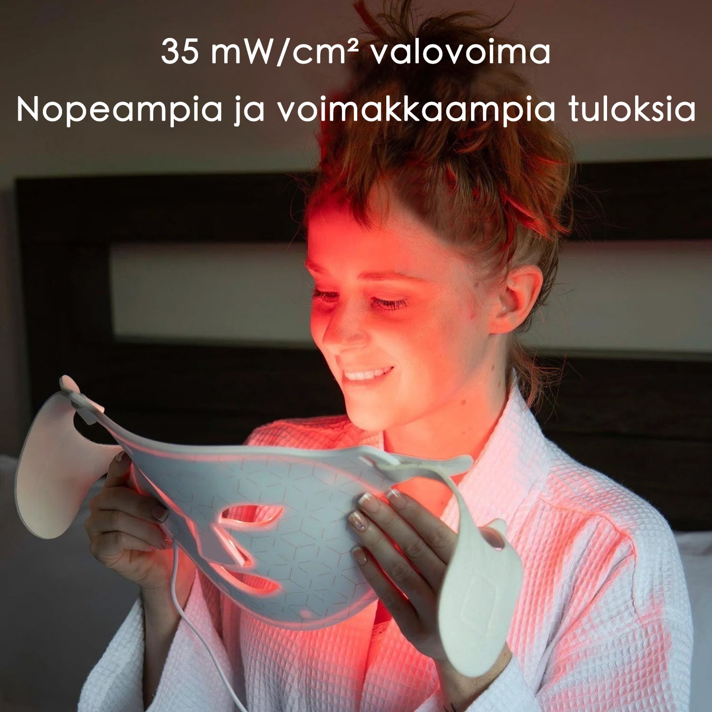 **Veonskin LED-kasvonaamio – 7-värin valoterapia ihonhoitoon**